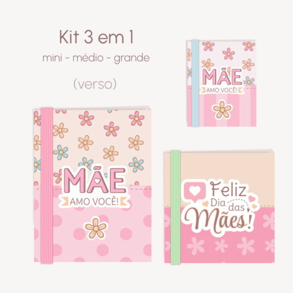 Kit Capinhas Post It Mães - Arquivo Digital - Imagem 4
