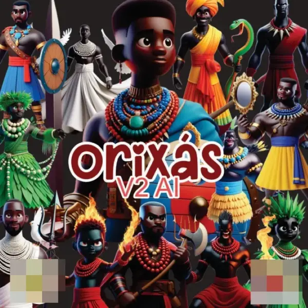 Kit Completo De Orixas Em 3d Para Personalizacao Png 2