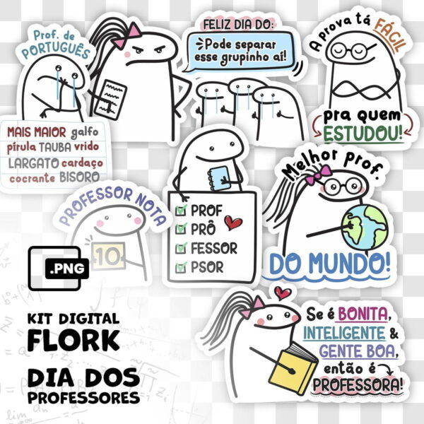 Kit Completo Dia Dos Professores Flork Imagens Personalizado