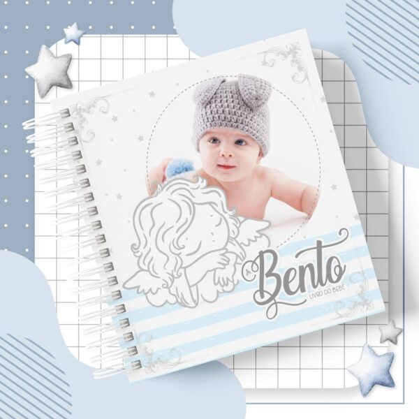 Kit Completo Maternidade Anjo Menino - Arquivo Digital - Imagem 3