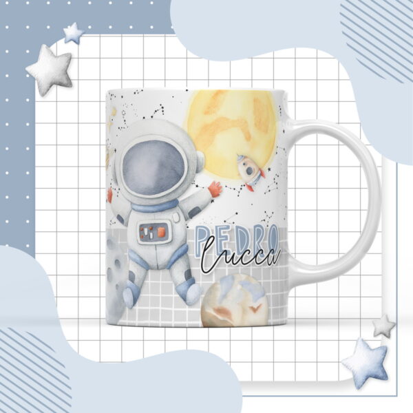 Kit Completo Maternidade Astronauta Menino - Arquivo Digital - Imagem 3
