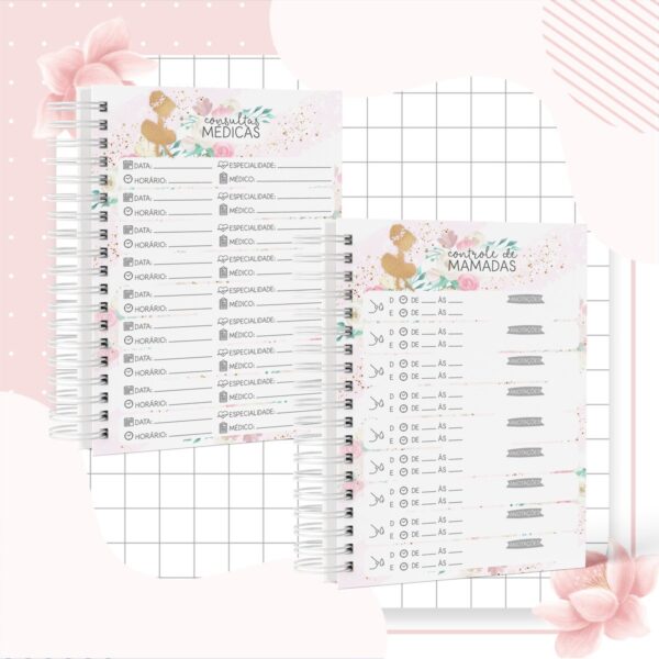 Kit Completo Maternidade Ballet - Arquivo Digital - Imagem 4