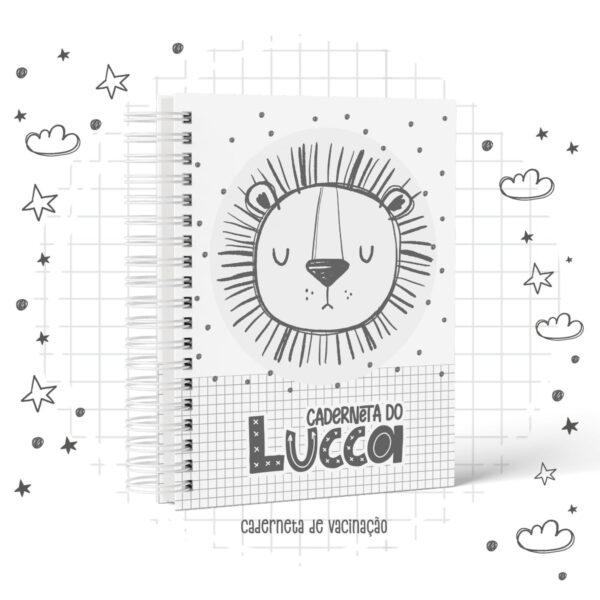 Kit Completo Maternidade Leão Escandinavo - Arquivo Digital - Imagem 2