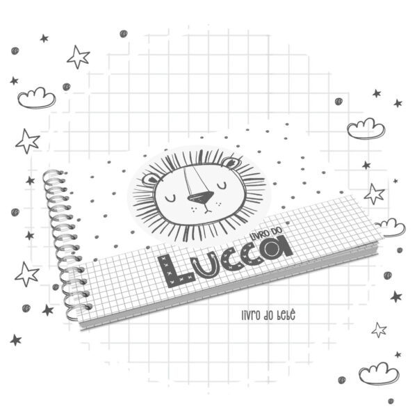 kit completo maternidade leao escandinavo arquivo digital encadernacao em geral