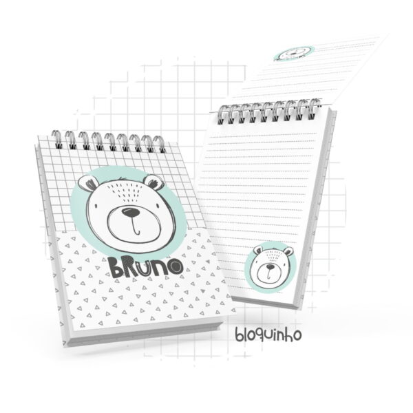 Kit Completo Maternidade Urso Escandinavo - Arquivo Digital - Imagem 3