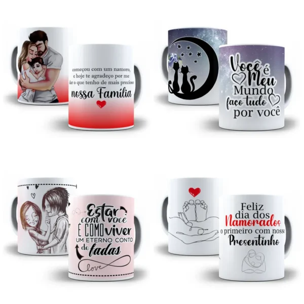 Kit Criativo de Sublimação para o Dia dos Namorados