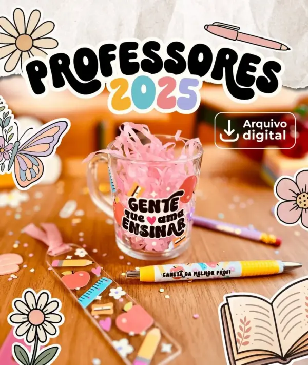 Kit Criativo Dia Dos Professores Com Design Exclusivo 10