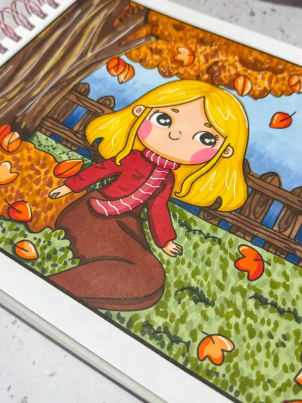 Kit de Colorir Meninescas para Download em PDF