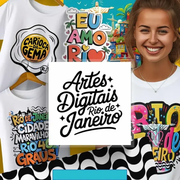 Kit De Imagens Rio De Janeiro Com Frases Turisticas 5