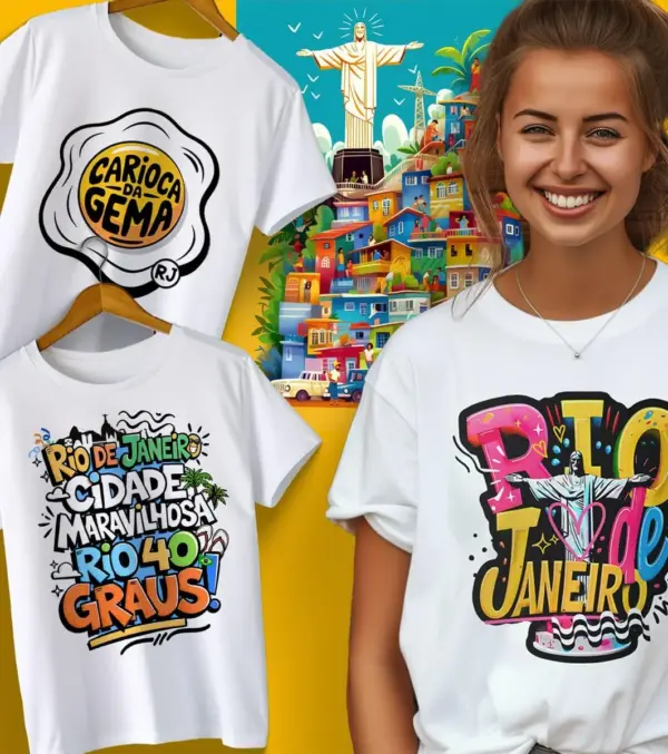 Kit De Imagens Rio De Janeiro Com Frases Turisticas 6