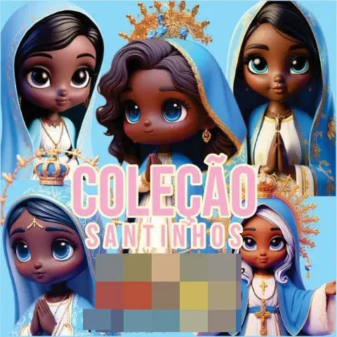 Kit De Santinhos Em 3d Png Para Criativos Em Papelaria 2