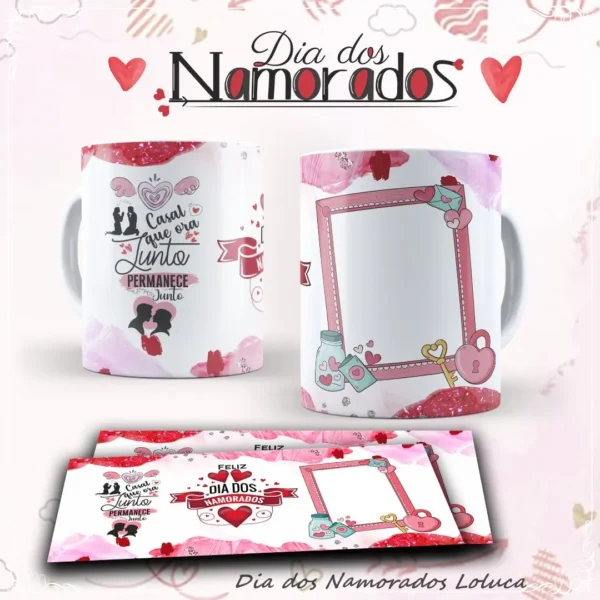 Kit de Sublimação Mickey para Canecas Românticas