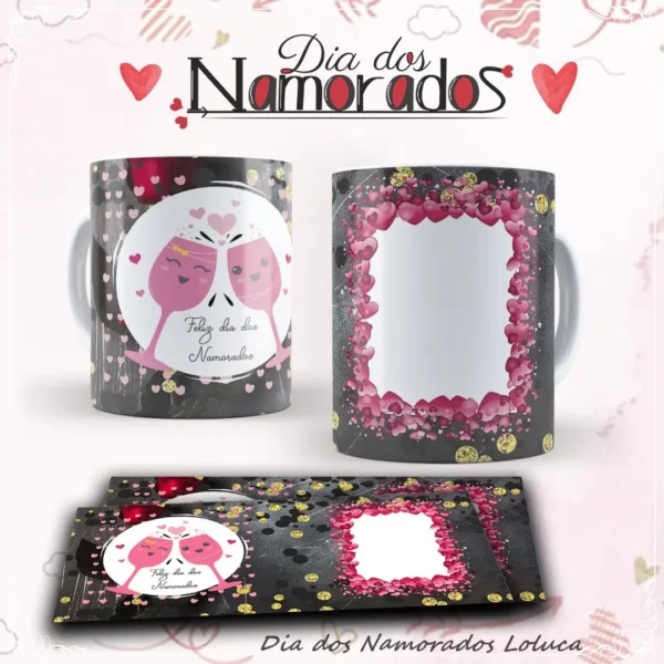 Kit de Sublimação Mickey para Canecas Românticas