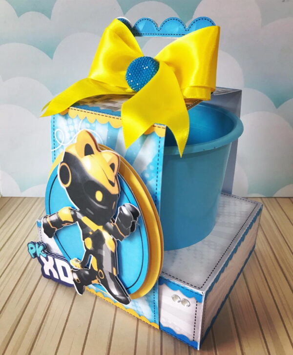 Kit Decoração Festa PKXD Menino - Arquivo Digital - Imagem 5