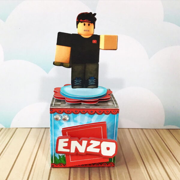 Kit Decoração Festa Roblox - Arquivo Digital - Imagem 3