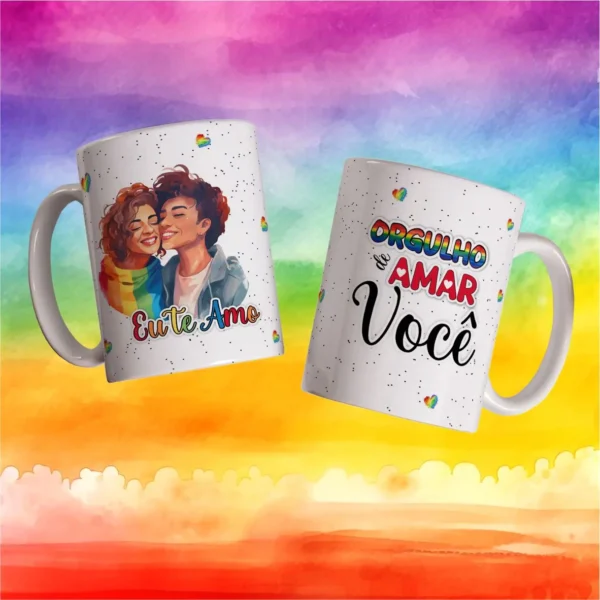 Kit Dia dos Namorados - Estampas para Sublimação em Canecas