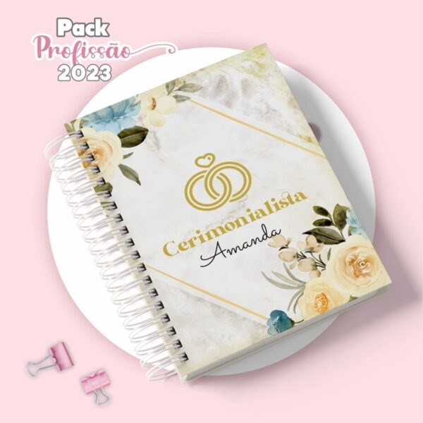Kit Digital Agenda Planner Profissões C/ Capa Miolo E Caneca