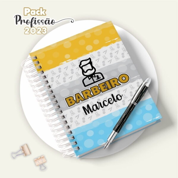Kit Digital Agenda Planner Profissões C/ Capa Miolo E Caneca
