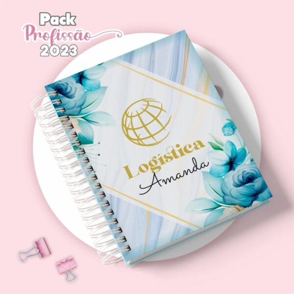 Kit Digital Agenda Planner Profissões C/ Capa Miolo E Caneca