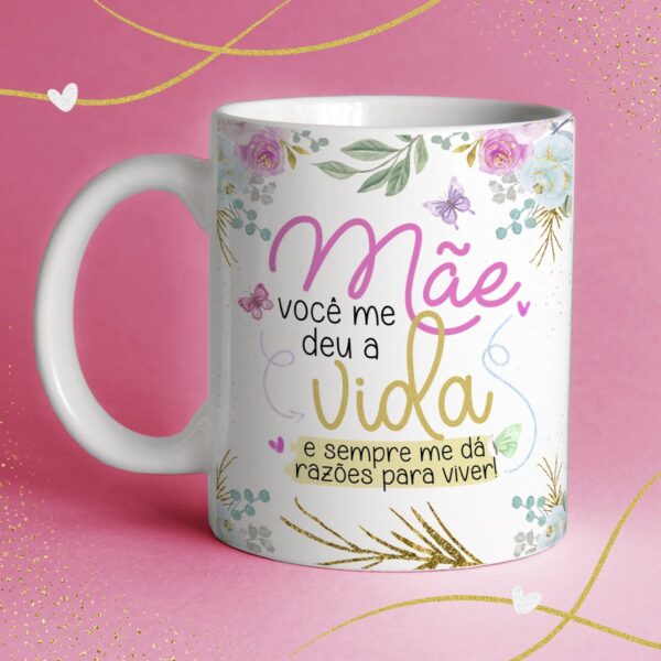 Kit Digital Alfabeto Floral Especial Dia das Mães + Frases