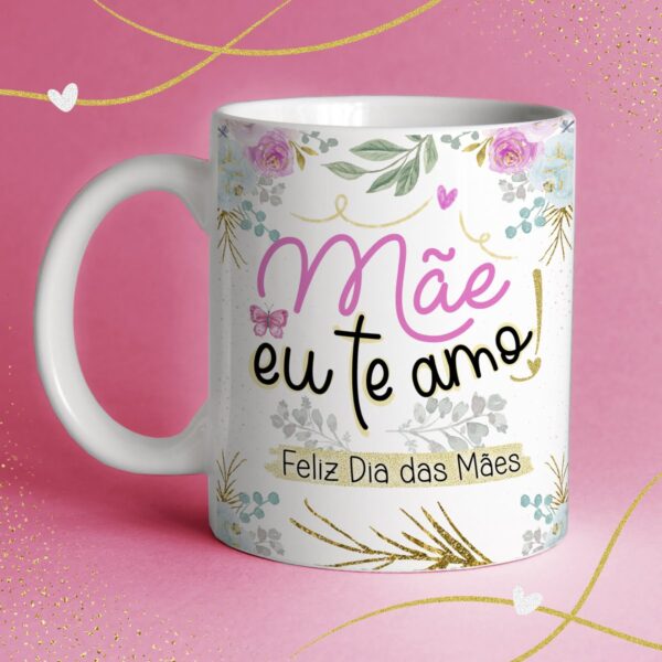 Kit Digital Alfabeto Floral Especial Dia das Mães + Frases
