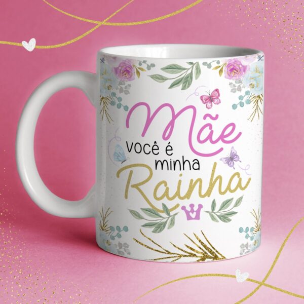 Kit Digital Alfabeto Floral Especial Dia das Mães + Frases