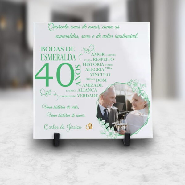 Kit Digital Artes Azulejos Bodas de Casamento - Imagem 4
