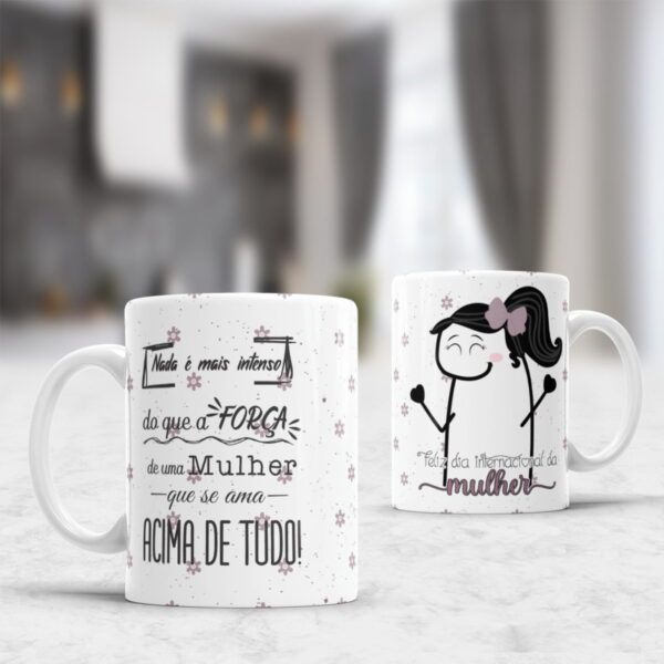 Kit Digital Artes Canecas Dia da Mulher Flork - Imagem 2
