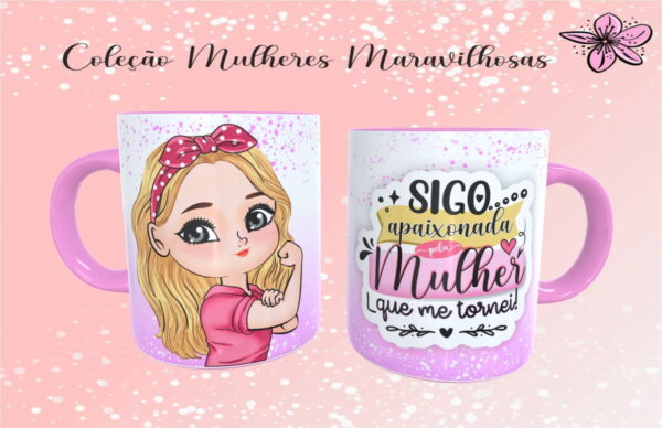 Kit Digital Artes Canecas Dia das Mulheres Frases - Imagem 4