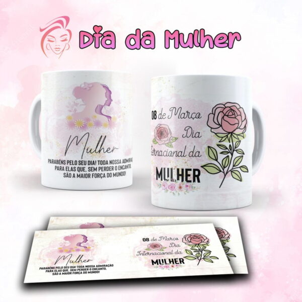 Kit Digital Artes Canecas Dia das Mulheres - Imagem 3