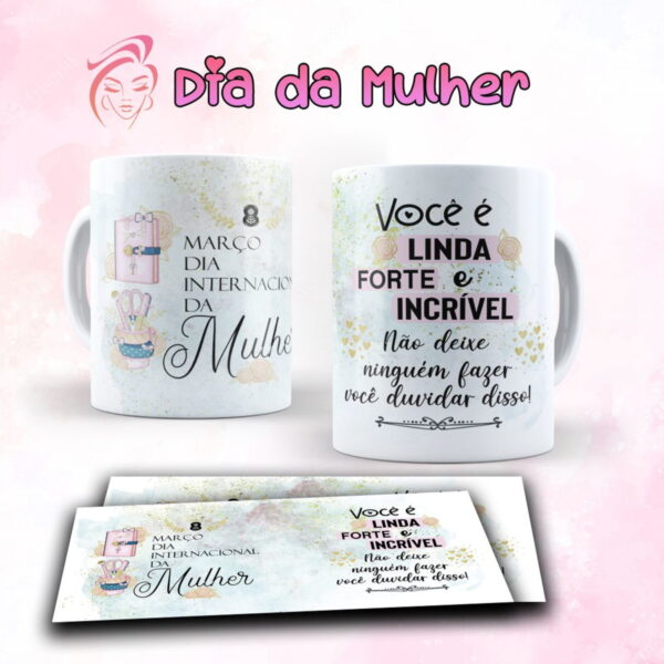 Kit Digital Artes Canecas Dia das Mulheres - Imagem 4