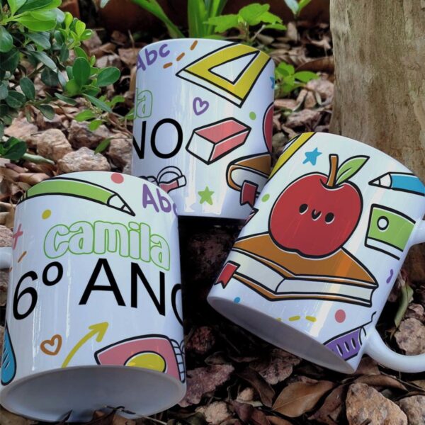 Kit Digital Artes Canecas Sublimar Escolar - Imagem 2