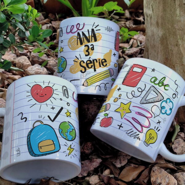 kit digital artes canecas sublimar escolar arte para caneca