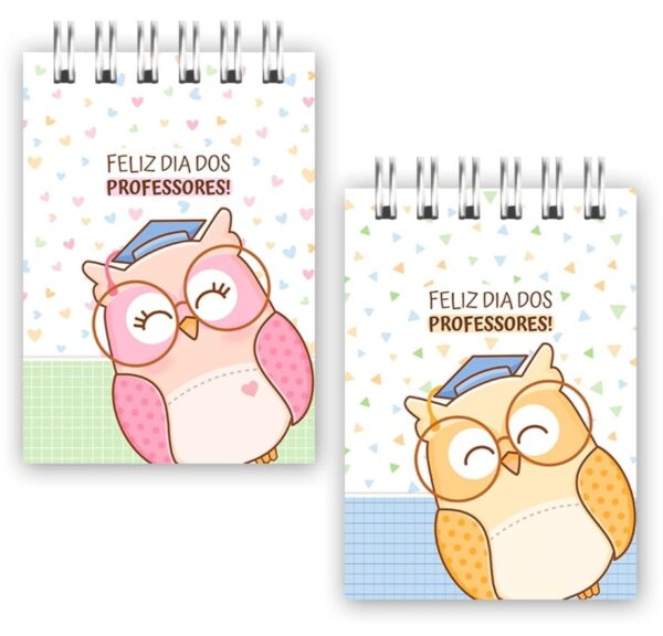 kit digital bloquinho a6 professores arquivo digital papel e cia