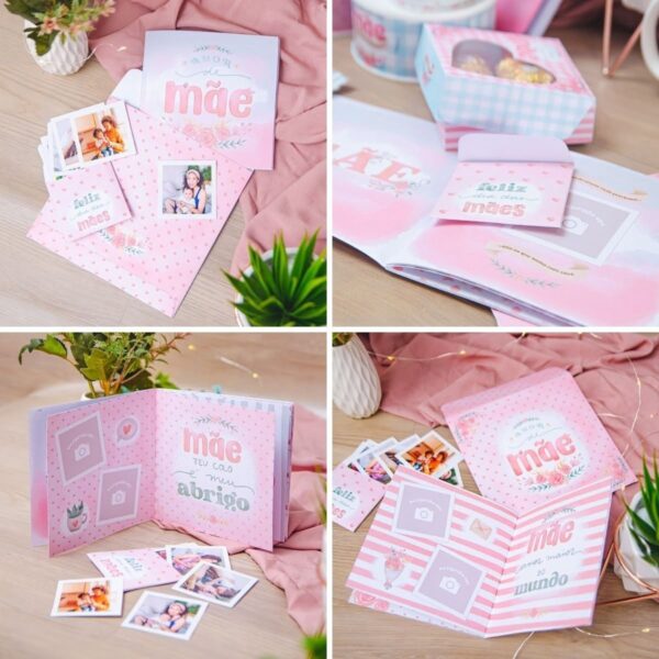 Kit Digital Dia Das Mães Álbum De Figurinhas P Imprimir