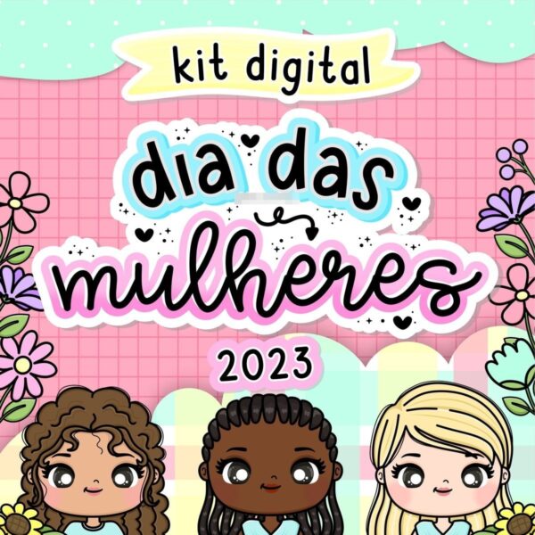 Kit Digital Dia Das Mulheres Para Papelaria E Personalizados