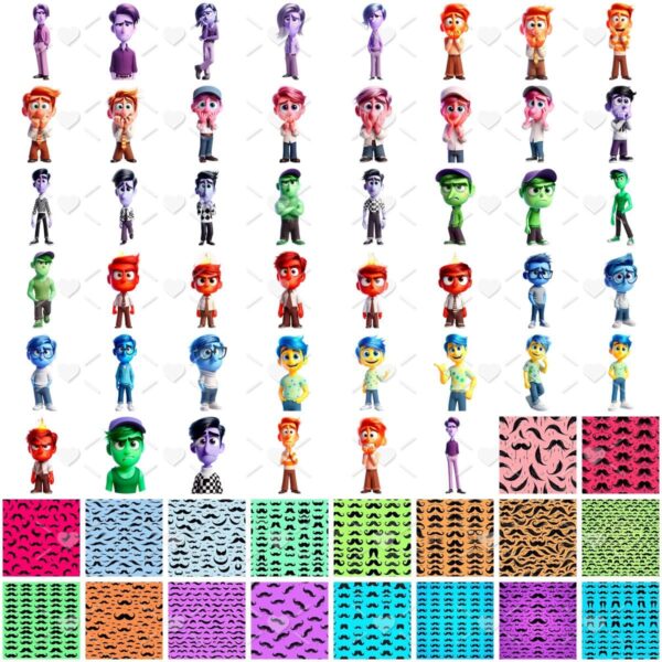 Kit Digital Dia dos Pais Emoções Divertidamente Png Imagens