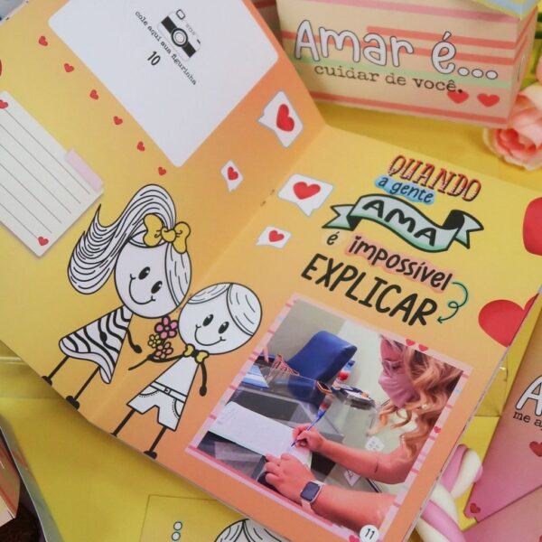 Kit Digital + Encadernação Dia Dos Namorados Personalizados