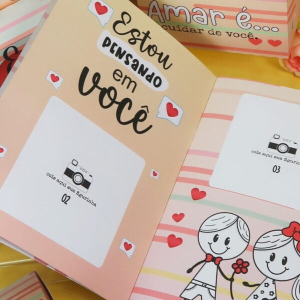 Kit Digital + Encadernação Dia Dos Namorados Personalizados