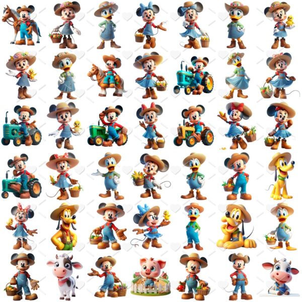 Kit Digital Fazendinha Do Mickey E Sua Turma Baby 3d Fofo 2