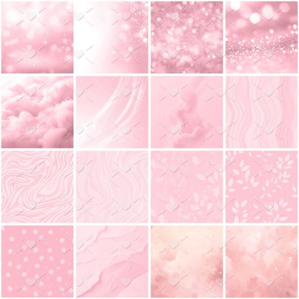 Kit Digital Feminino Rosa 2025 Elementos e Papéis PNG
