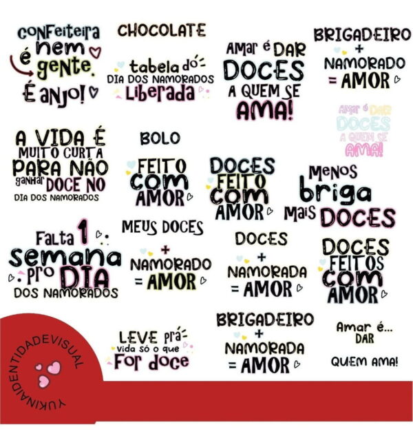 Kit Digital Flork Bento Memes Dia Dos Namorados Arquivos Png