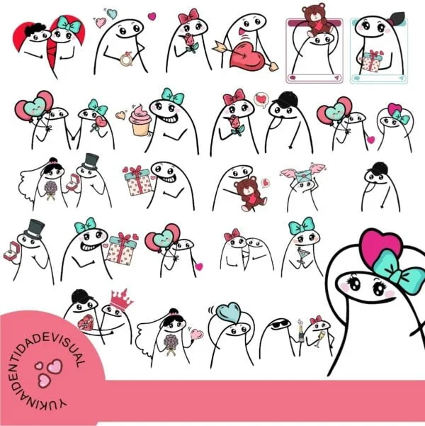 Kit Digital Flork Bento Memes Dia Dos Namorados Arquivos Png