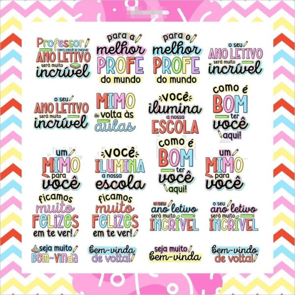 Kit Digital Frases Artes E Ilustrações Fotas Escolar Em Png