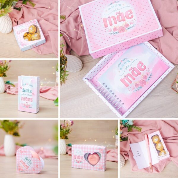 Kit Digital Mães Sacolinhas E Caixinhas Personaliza Scanncut