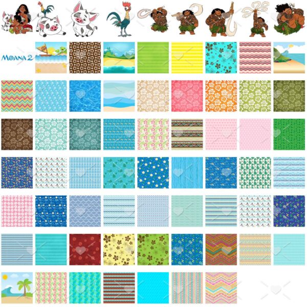 Kit Digital Moana 2 Png Imagens Papeis Digitais