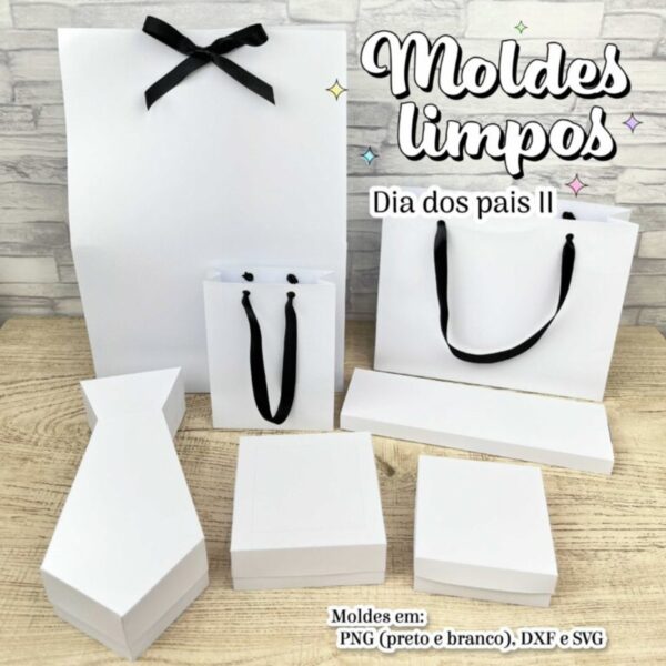kit digital moldes limpos part 2 arquivo digital caixinhas 1