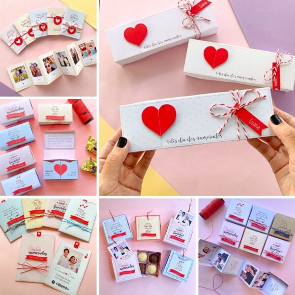 Kit Digital Namorados Mimos Fofos Papelaria Personalizada