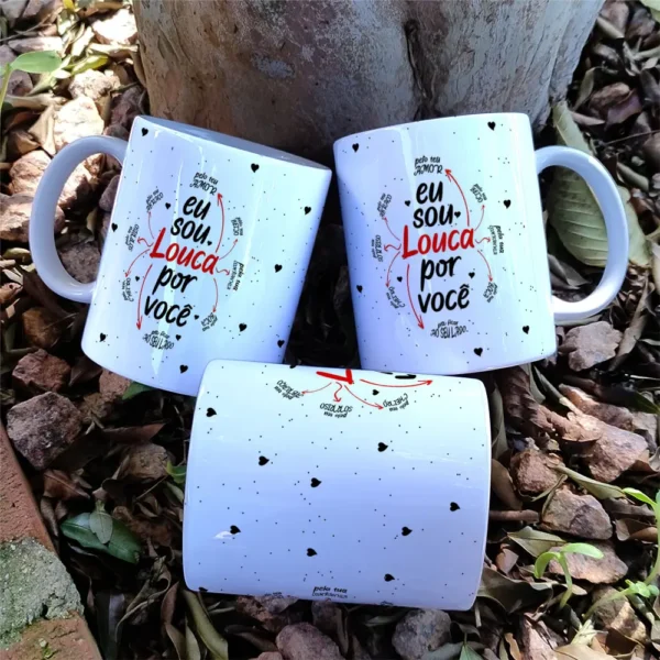 Kit Digital Namorados: Modelos Minimalistas para Caneca
