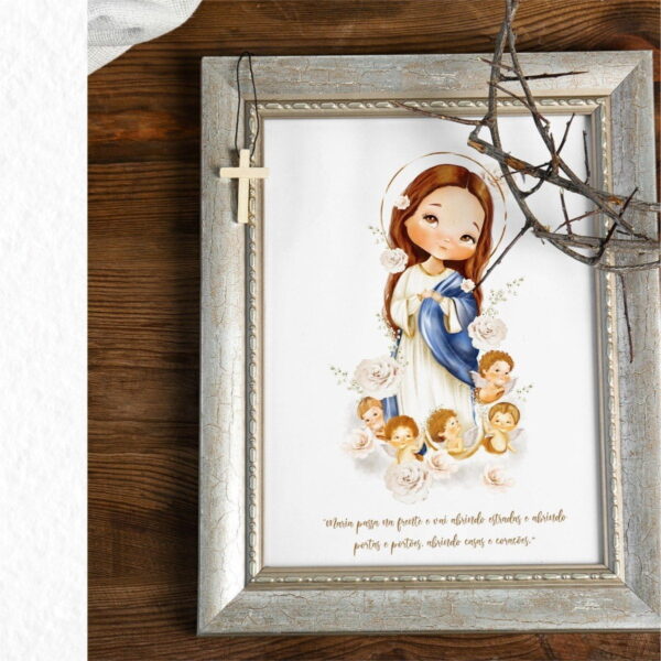 Kit Digital Nossa Senhora Da Imaculada Conceição Ilustrações